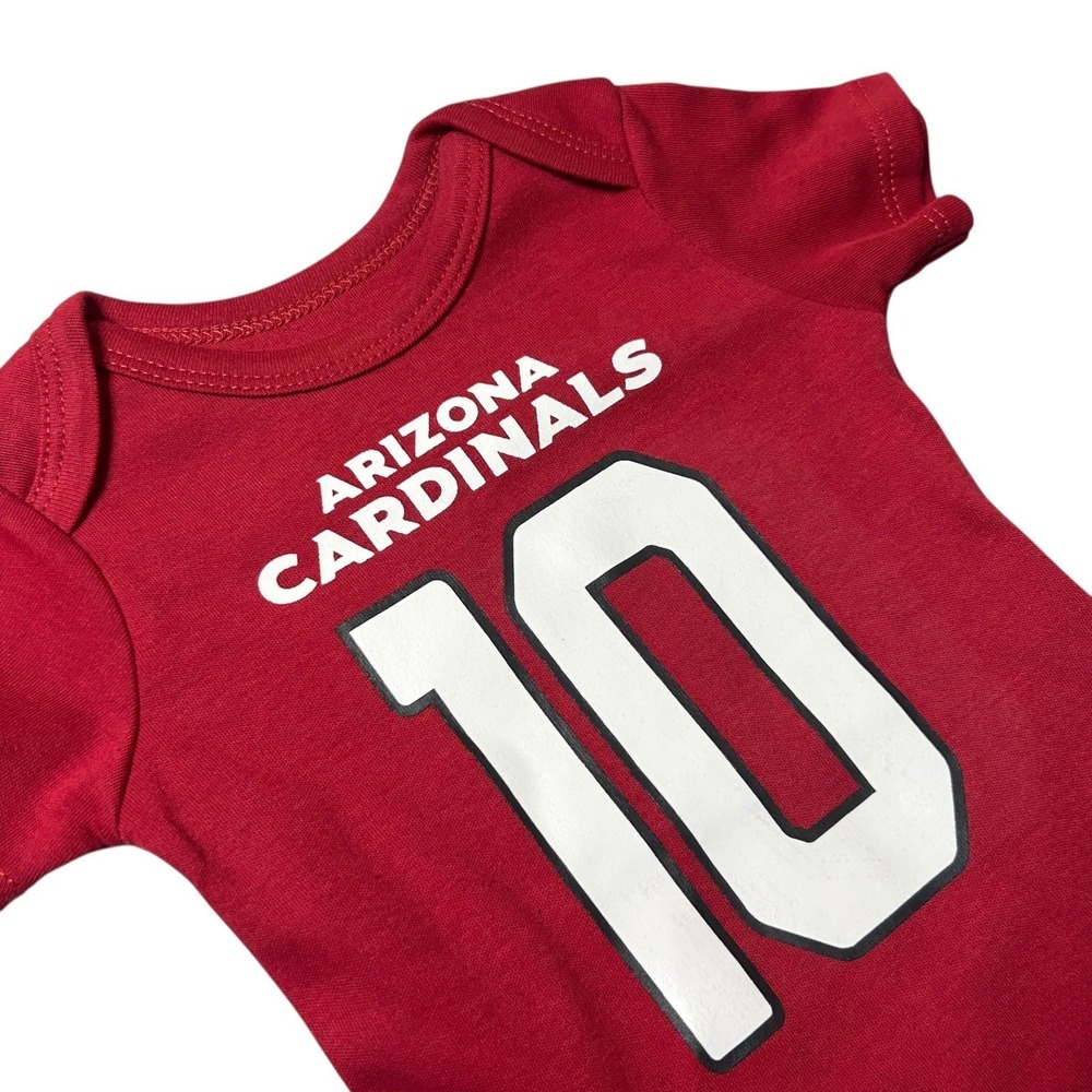 NEW‎ Arizona Cardinals Bodysuit Infant One Piece 0-3M Red DeAndre Hopkins 10 NFL